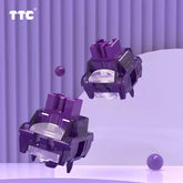 TTC Flame Purple Axis V2 Axis Body Office Game Dual Use Hot Swappable Custom HIFI Mechanical Keyboard Switch